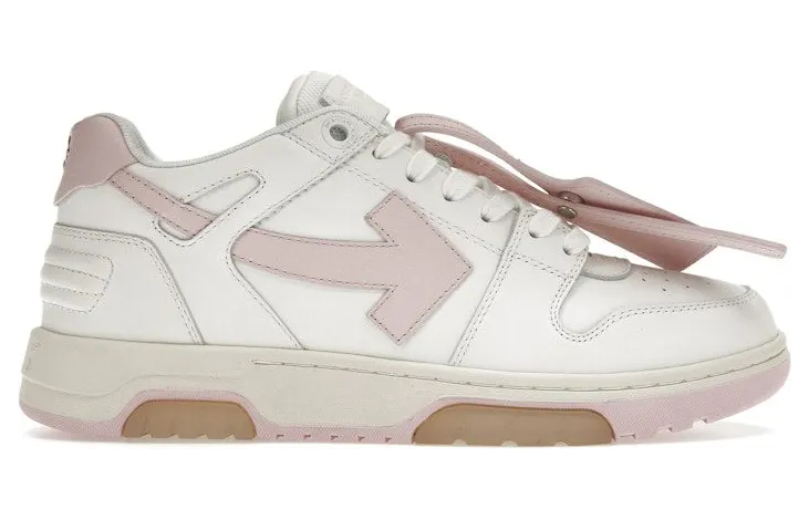OFF-WHITE Out Of Office OOO Low Tops White Light Pink (OWIA259F21LEA0010130)