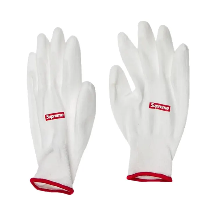 Supreme Rubberized Gloves White (FW20) Brand New (A60)