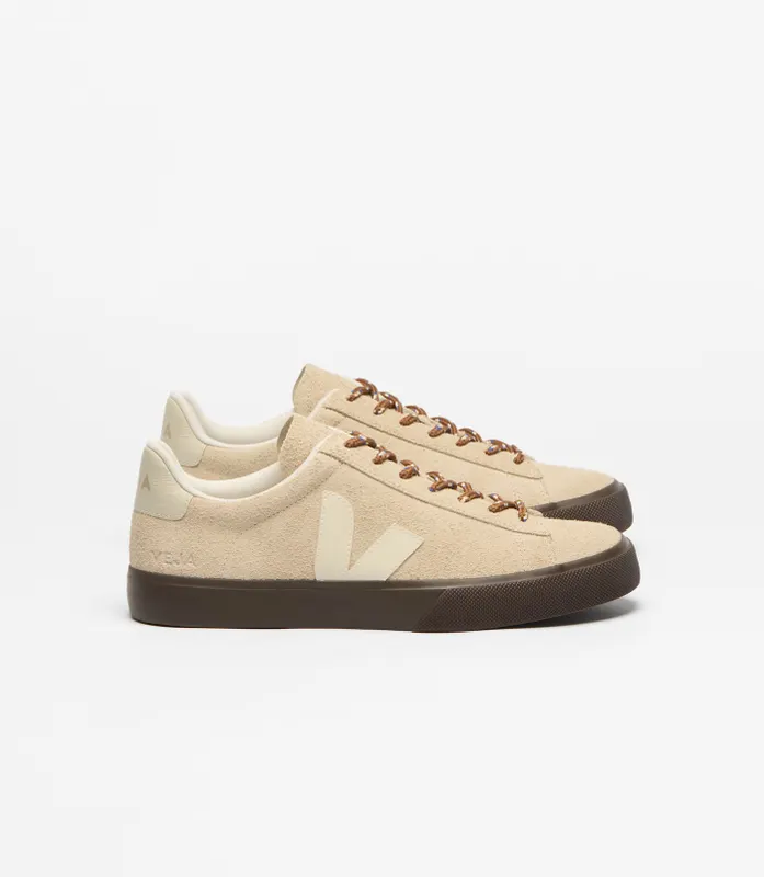 VEJA Campo suède sneakers with ronde neus and textuur – Beige (CP0321851)