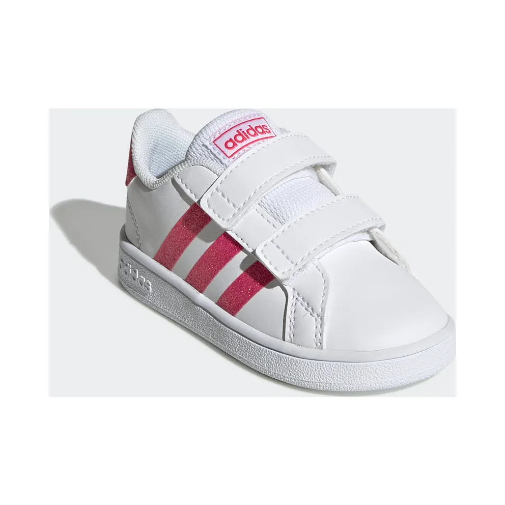 adidas Grand Court Cloud White / Real Pink / Cloud White (EG3815)