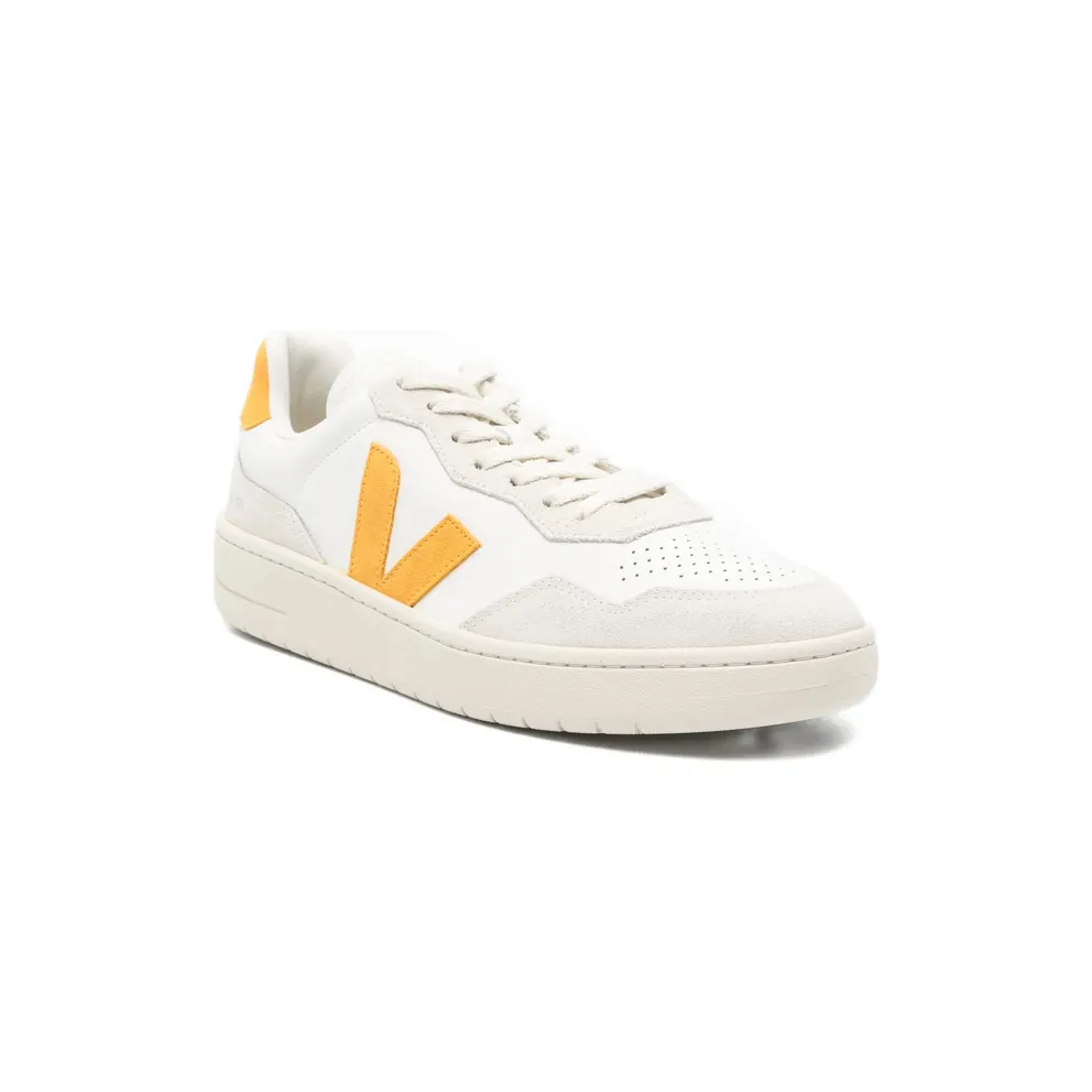 Veja V-90 Logo-detail “White/Orange” (VD2021361)