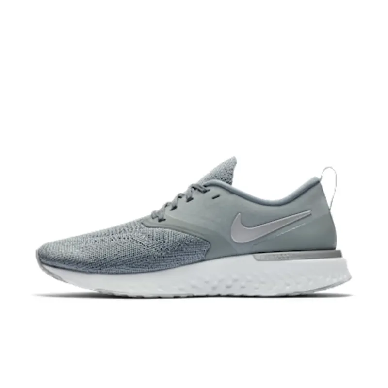 Nike Odyssey React Flyknit 2 “Aviator Grey / White / Pure Platinum / Metallic Silver” (AH1016-009)