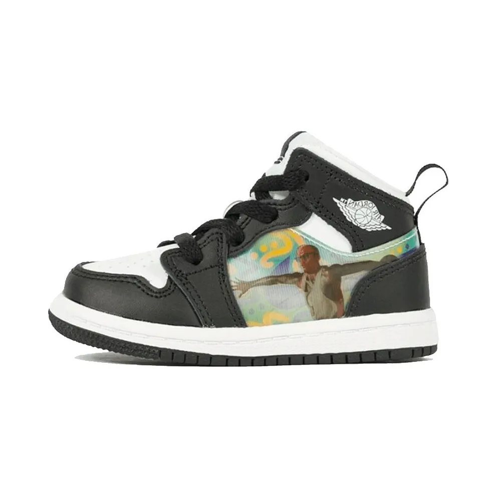 Jordan 1 Mid Baby/Toddler Black (DR9494-001)
