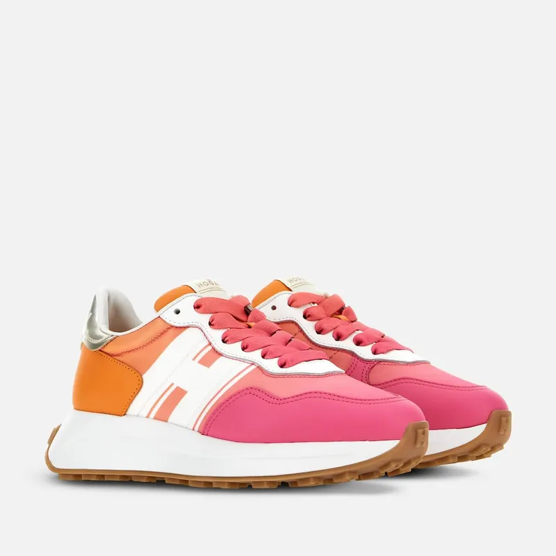 Hogan H641 White Orange Pink (HXW6410EV81P8O0YS3)