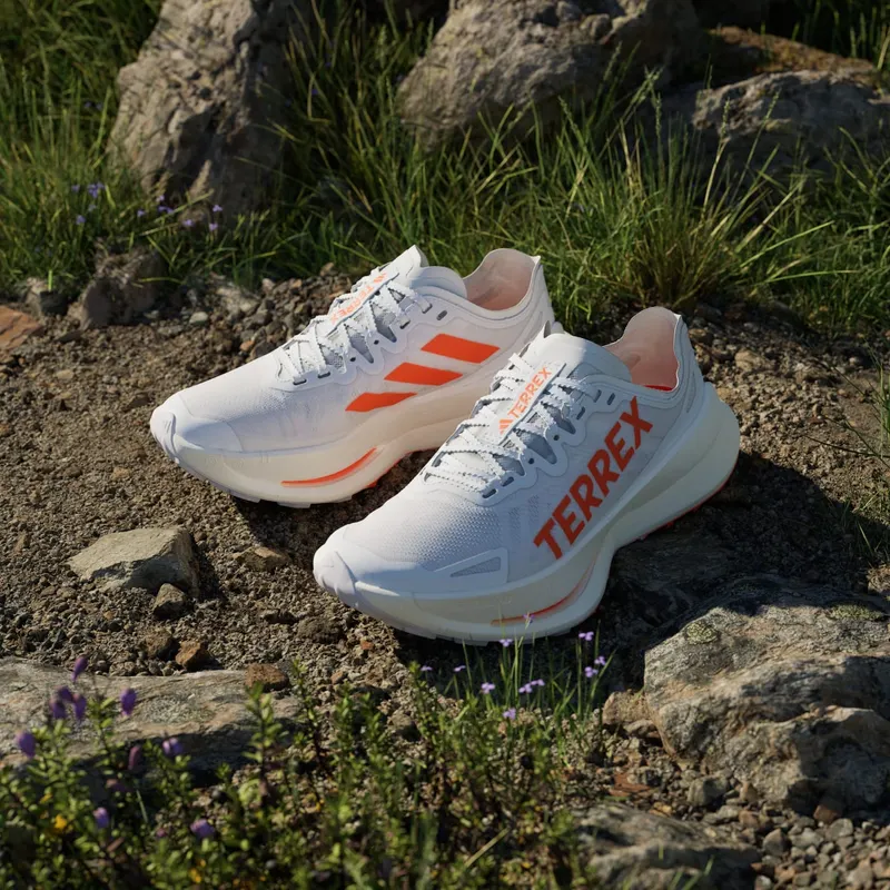 Adidas Terrex Agravic Speed Ultra Trail Running Cloud White / Impact Orange / Dash Grey (IH3767)