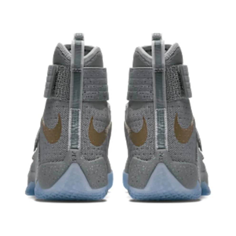 Nike LeBron Zoom Soldier 10 Battle Grey Cool Grey/Gold/Wolf Grey (899620-010)