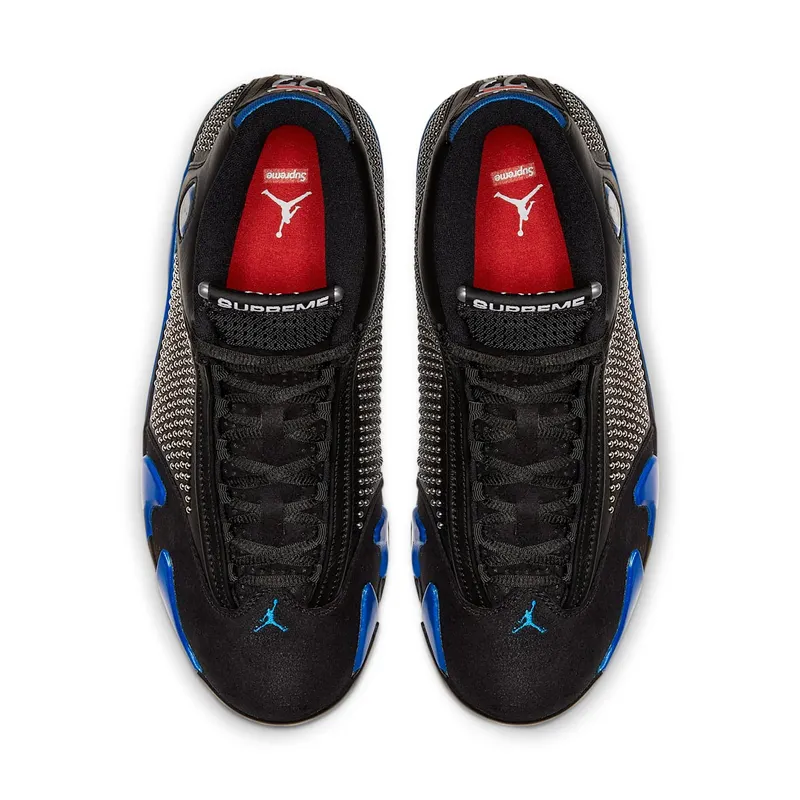 Air Jordan x Supreme Nike AJ XIV 14 Black (2019) (BV7630-004)