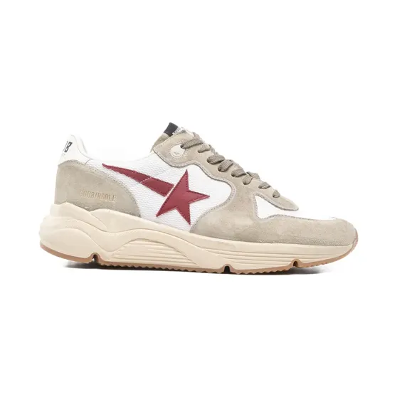 Golden Goose Sneakers met sterapplicatie en hardloopzool – Beige (GMF00126F008131)