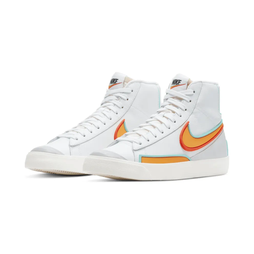 Nike Blazer Mid 77 Infinite Kumquat (W) White/Aurora Green/Bright Crimson (DC1746-100)