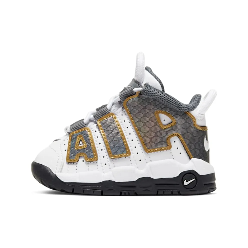Nike Air More Uptempo White Anthracite Snakeskin (TD)