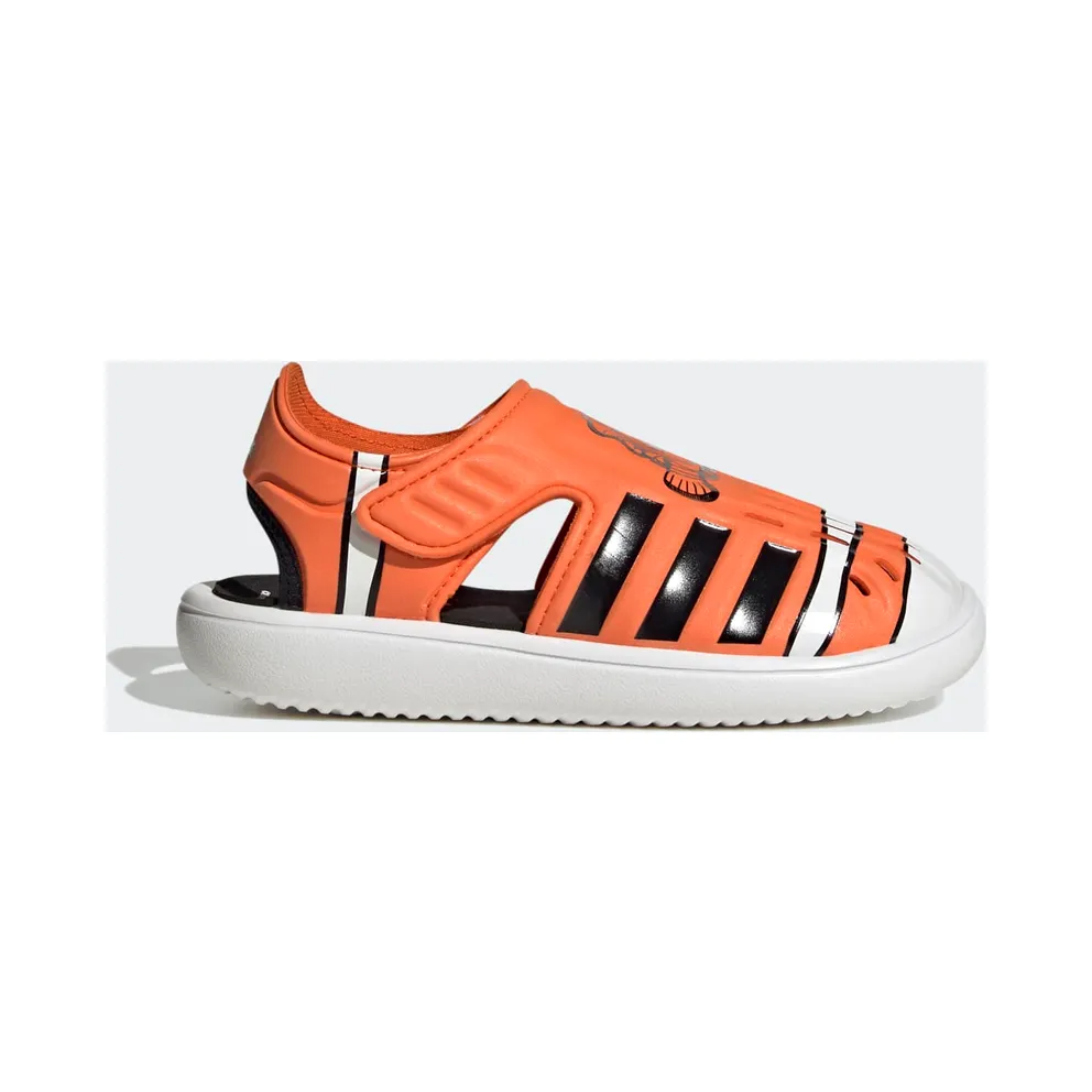 adidas Closed Toe Sandals Disney Finding Nemo And Dory Orange Core Black Cloud White (HP7753)