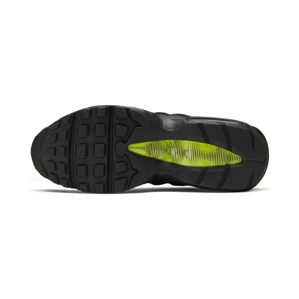 Nike Air Max 95 Retro Logo Black Grey Volt Black/Wolf Grey-Cool Grey-Volt (CV1635-002)