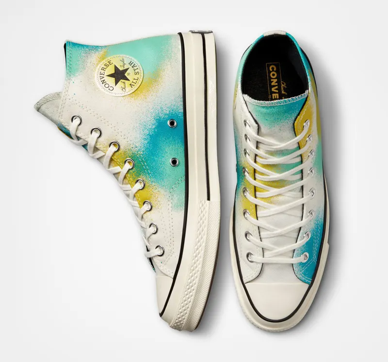 Converse Chuck 70 Spray Paint Egret/cyber Teal/bright Bud