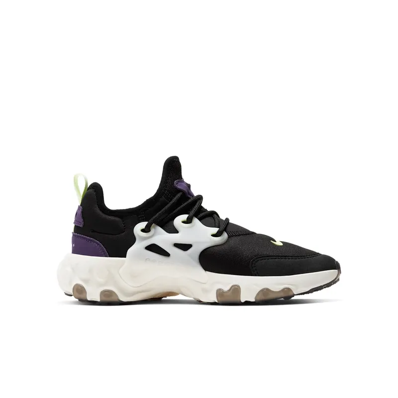 Nike React Presto Black Barely Volt (GS)