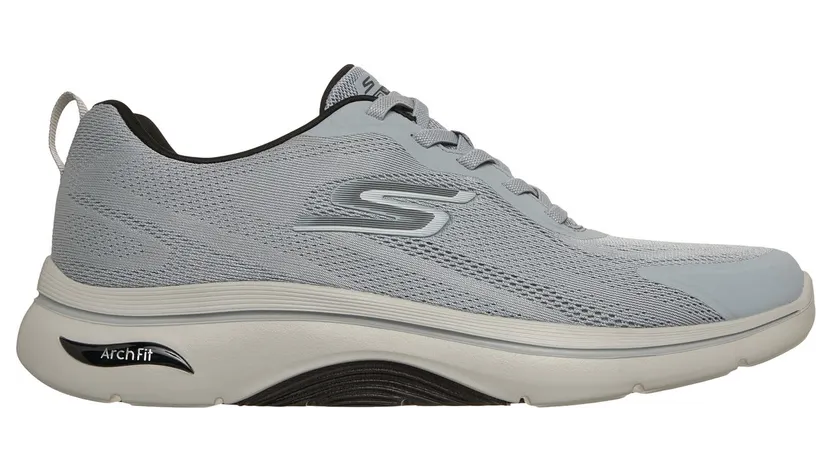 Skechers GO WALK Arch Fit 2.0 – Levy Sneaker Grijs/Zwart