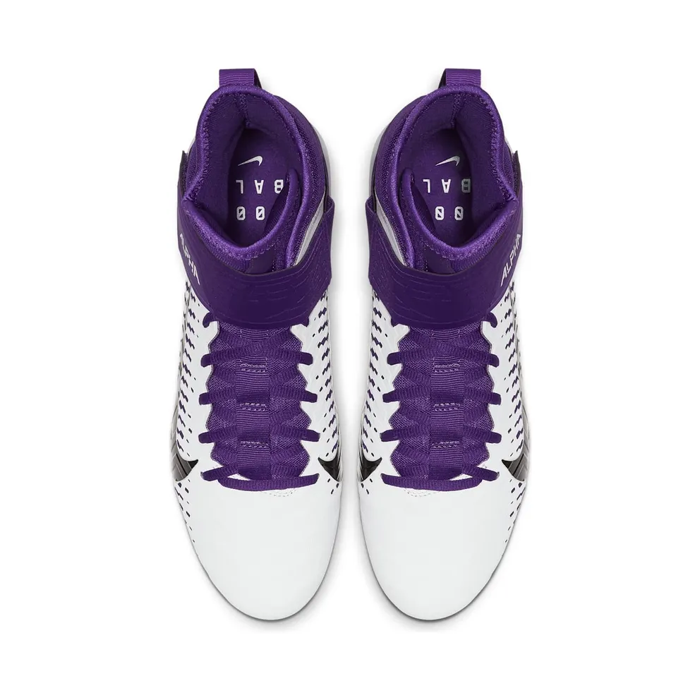 Nike Alpha Menace Pro 2 Mid White Court Purple White/Court Purple/Hyper Grape (AQ3209-105)