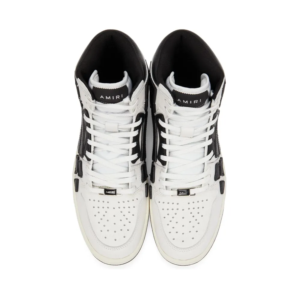 AMIRI Skel Top Hi White Black (MFS002 111)