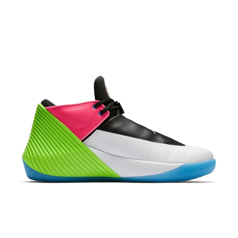 Jordan Why Not Zer0.1 Low Quai54 (2018) White/Metallic Silver-Black (AT9190-100)