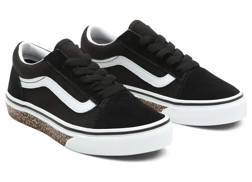 VANS Animal Sidewall Old Skool Kinderschoenen Zwart (VN0A4UHZ32M)