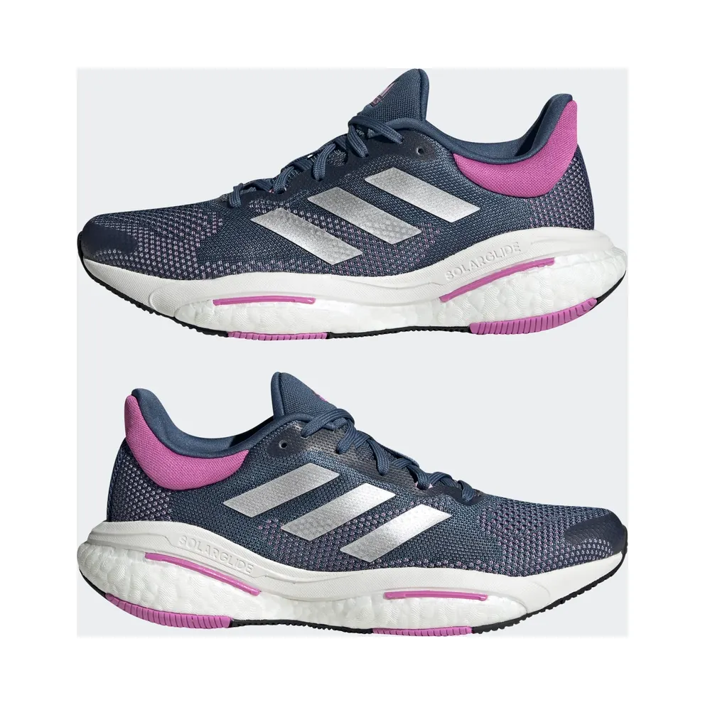 adidas Solarglide 5 Wonder Steel / Silver Metallic / Bliss Lilac (GX6721)