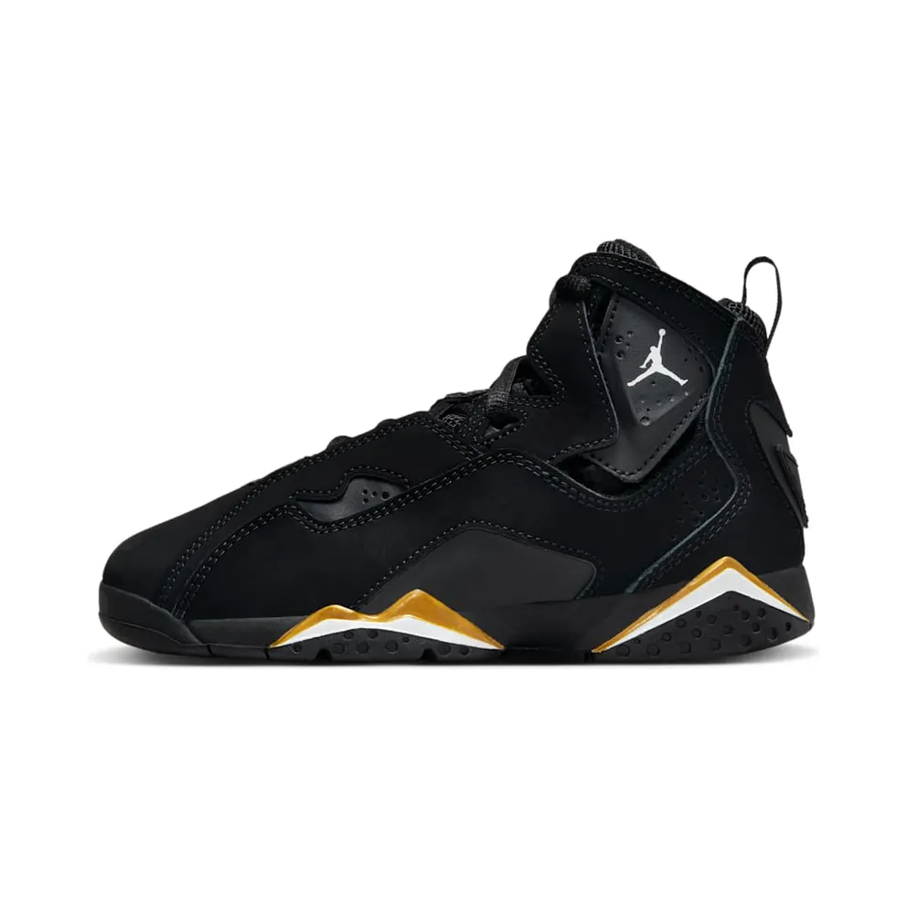 Jordan True Flight Black Metallic Gold White (343796-017)
