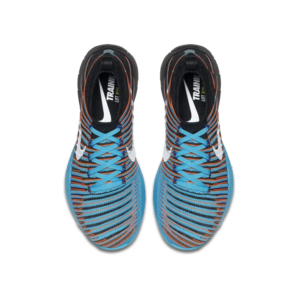 Nike Free TR Force Flyknit Black Chlorine Blue Black/White-Dark Grey-Chlorine Blue (833275-010)