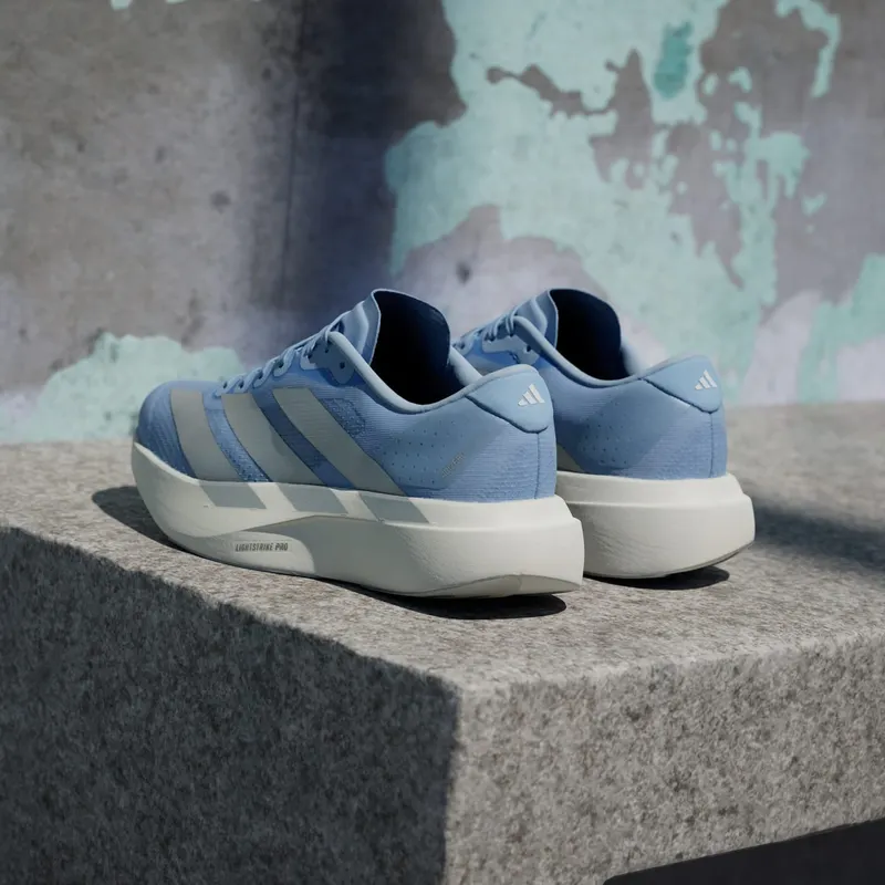 Adidas Adizero EVO SL Glow Blue / Silver Metallic / Cloud White (JS4453)