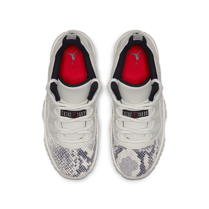 Jordan 11 Retro Low Snake Light Bone (GS) Light Bone/Smoke Grey-White-Black (CD6847-002)