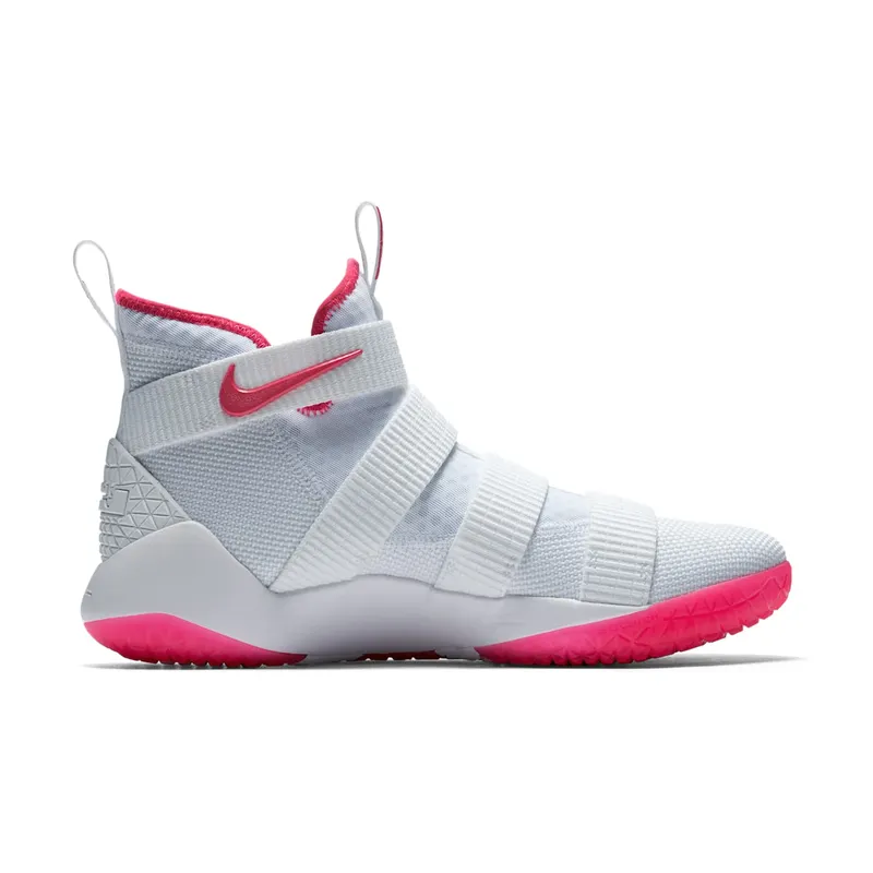 Nike LeBron Soldier 11 Kay Yow White/White-Vivid Pink (897644-102)