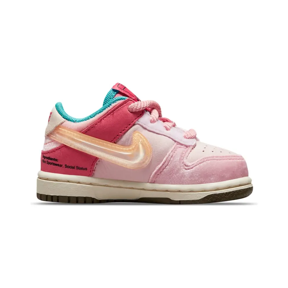 Nike Dunk Low Social Status Free Lunch Strawberry Milk (TD) (DM3350-600)