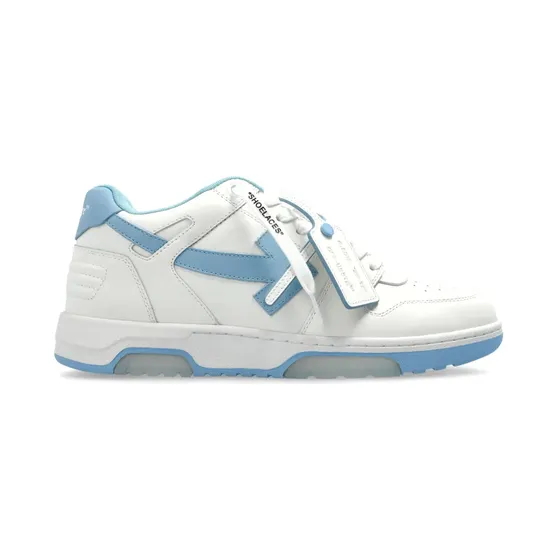 Off-White Out Of Office leren “White” (OMIA189C99LEA0190140)