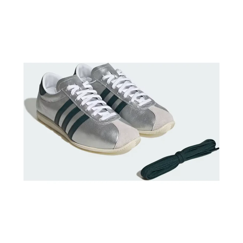 adidas Paris “Silver Metallic / Aurora Ivy / Cream White” (IH9223)