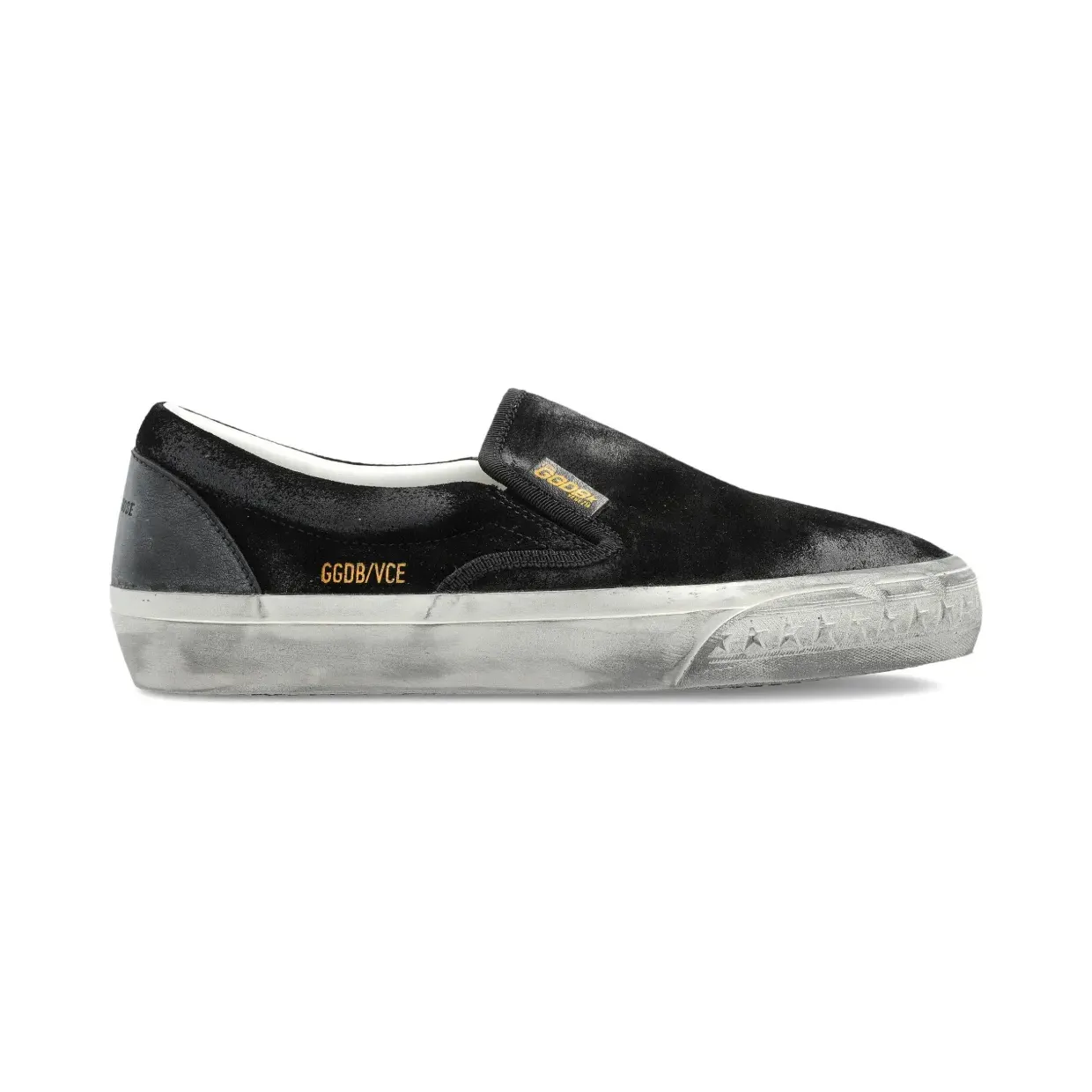 Golden Goose Vce Penstar suède slip-on “Black” (GWF00306F006949)