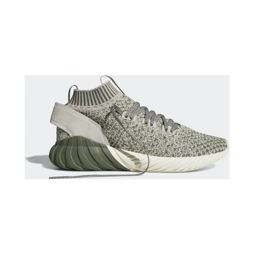 adidas Tubular Doom Sock Primeknit Green Green/Sesame-White (CQ0945)