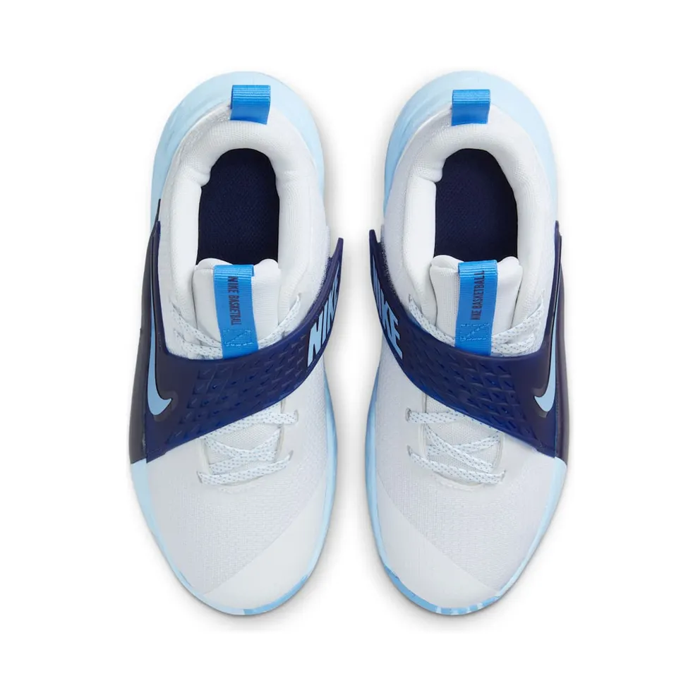 Nike Team Hustle D 12 White Psychic Blue Midnight Navy University Blue (HF6279-100)