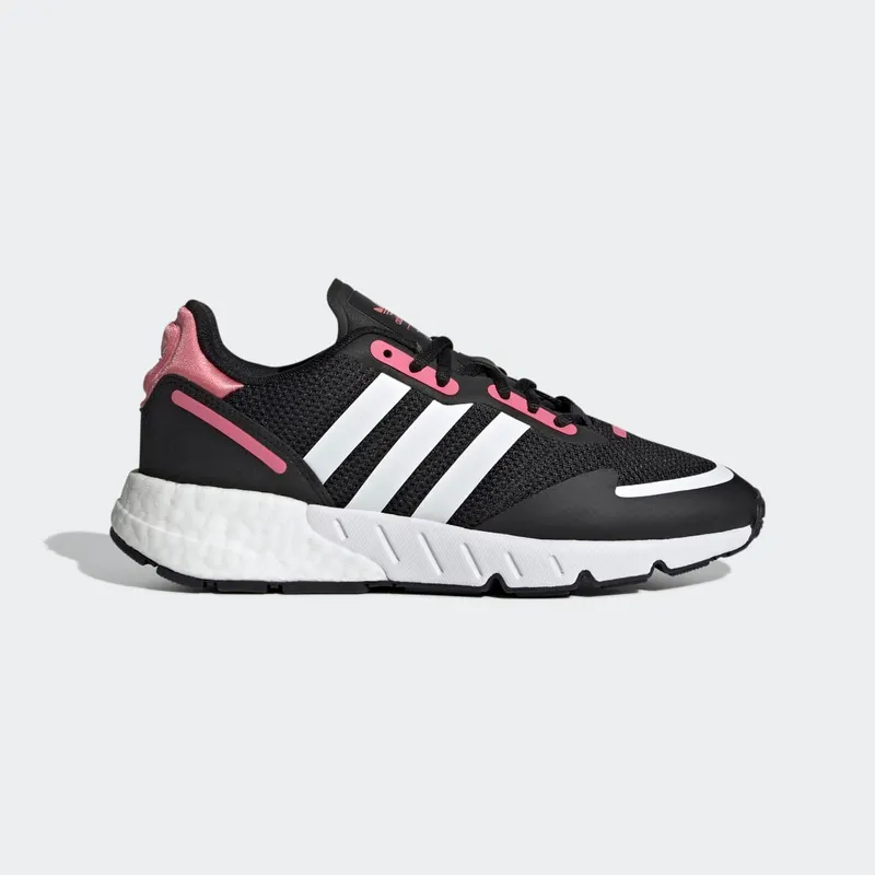 adidas ZX 1K Boost Core Black / Cloud White / Hazy Rose (FX6872)