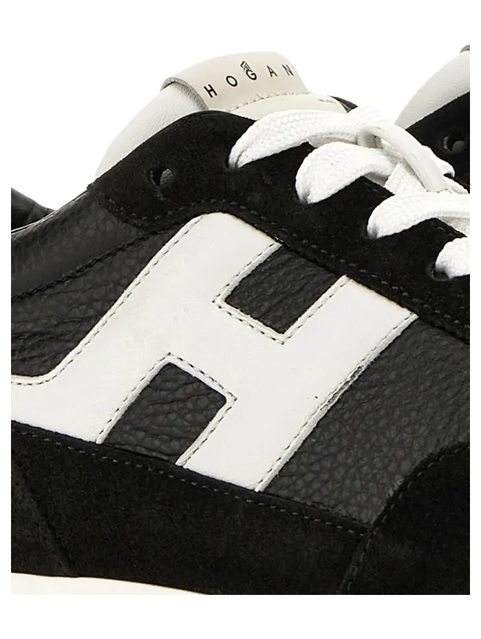 Hogan Athletic Logo-patch “Black/White” (HXM6990GA00U WRE45U) (3)