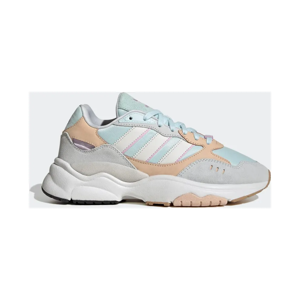 adidas Retropy F90 Schuh Almost Blue / Crystal White / Bliss Orange (HP8044)