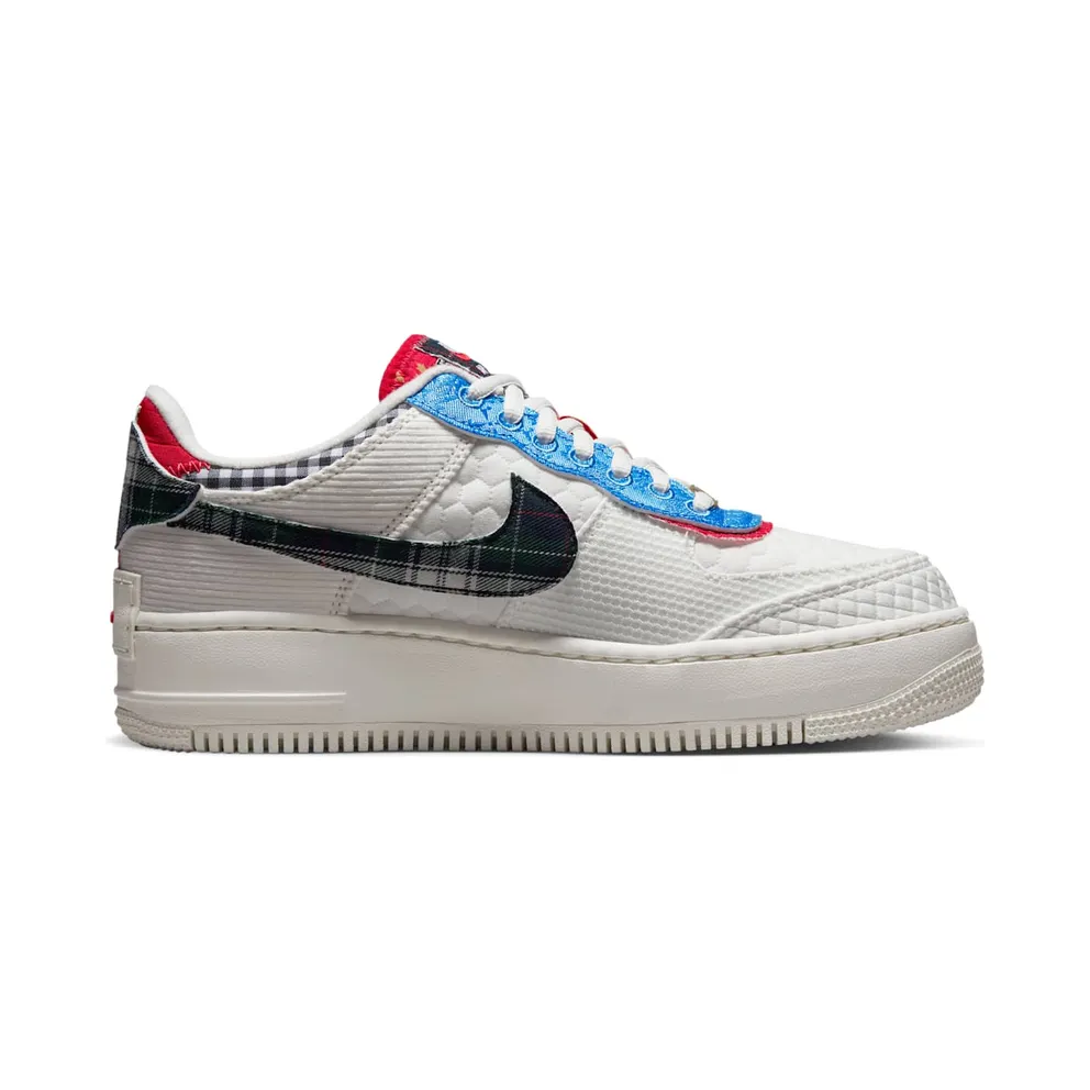 Nike Air Force 1 Low Shadow Sail Classic Green University Blue (DZ5193-100)