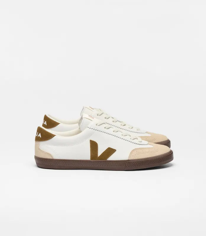 Veja Volley Sustainable O. T. Leather with Contrast Logo White (VO2003720)