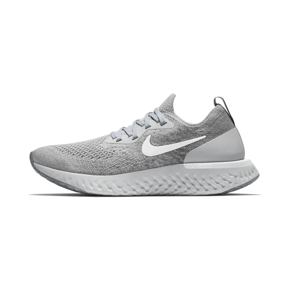 Nike Epic React Flyknit Wolf Grey (W) Wolf Grey/White-Cool Grey-Pure Platinum (AQ0070-002)