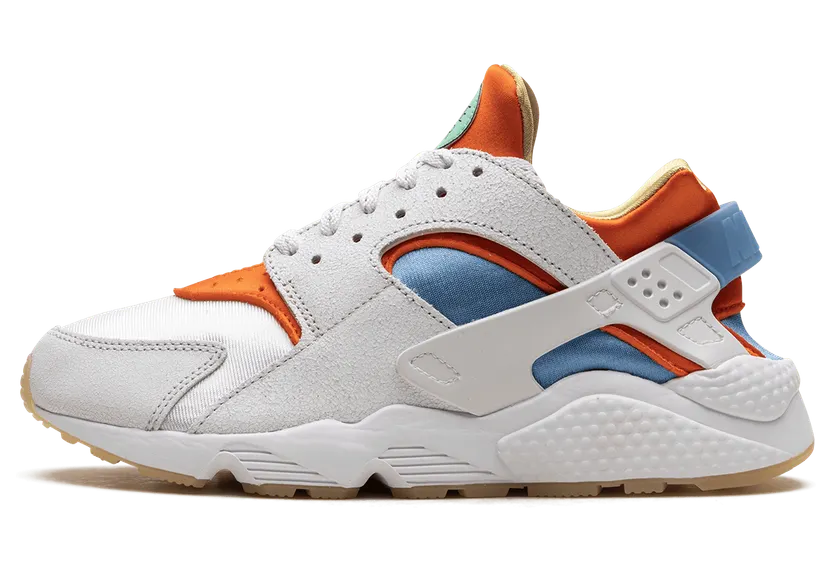 Nike Air Huarache “White / Orange / Blue” (DX2345-100)