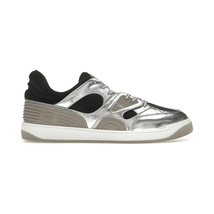 Gucci Basket Low Silver Black (724002 AABB8 8142)