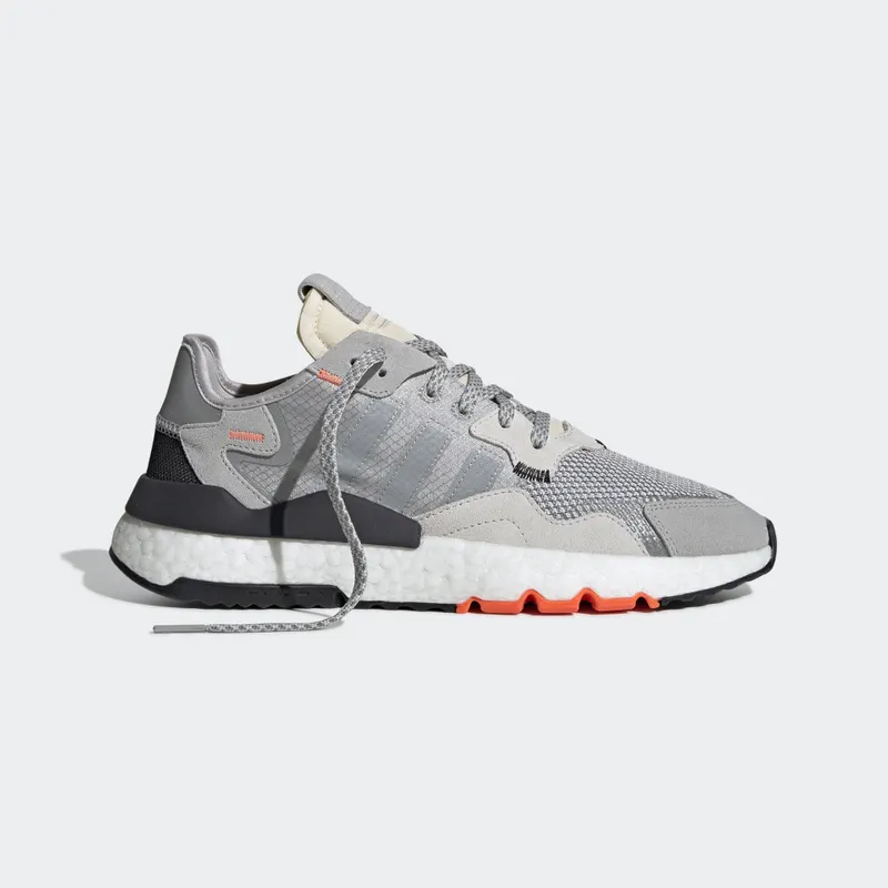 adidas Nite Jogger Grey Two Solar Orange Grey Two/Multi Solid Grey/Solar Orange (DB3361)