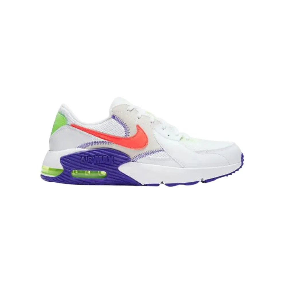 Nike Air Max Excee White Indigo Burst Volt Bright Crimson (DD2985-100)