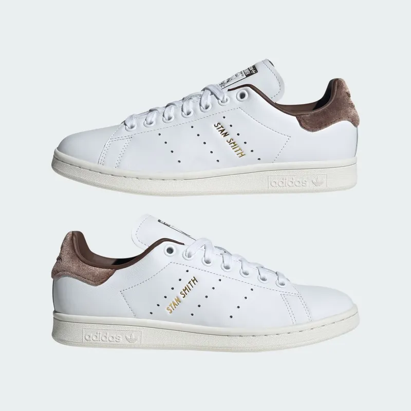 adidas Stan Smith Cloud White Gold Metallic Brown (IF7003)