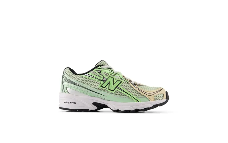 New Balance 740 Bungee Lace Mint Flash Ash Wood Lab Green (PZ740YC)