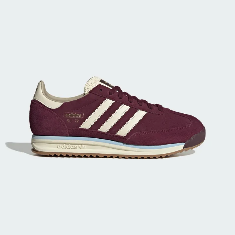 Adidas SL 72 RS Shoes Maroon / Cream White / Clear Sky (KH9672)