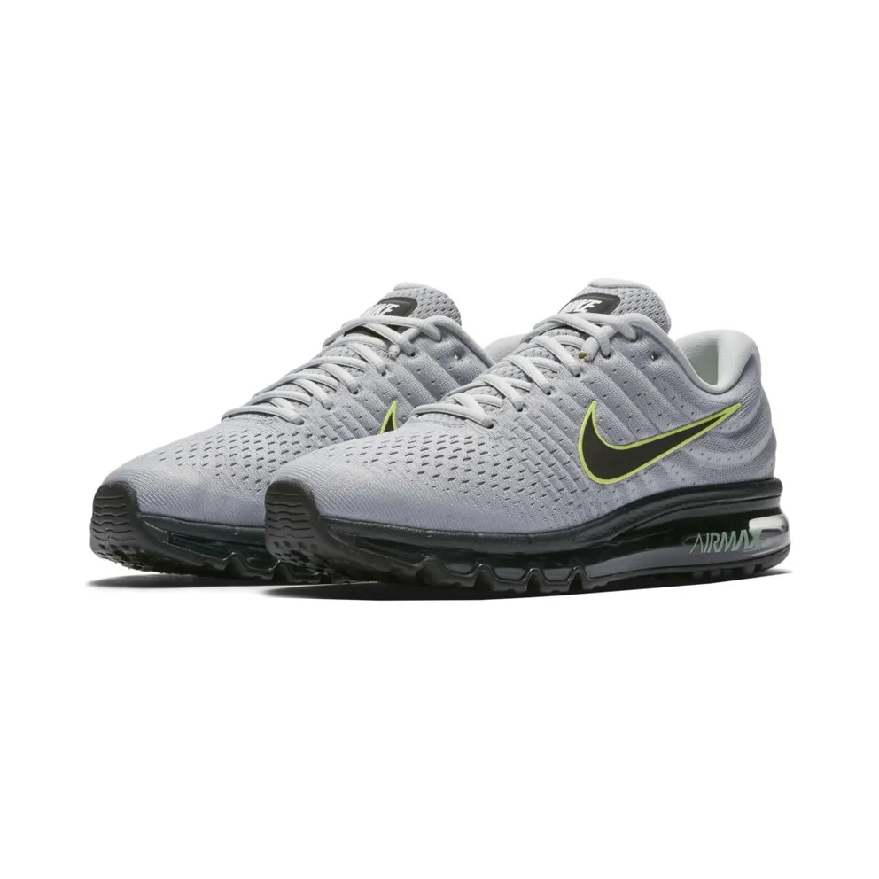 Nike Air Max 2017 Wolf Grey Black Volt Wolf Grey/Black-Pure Platinum (849559-012)
