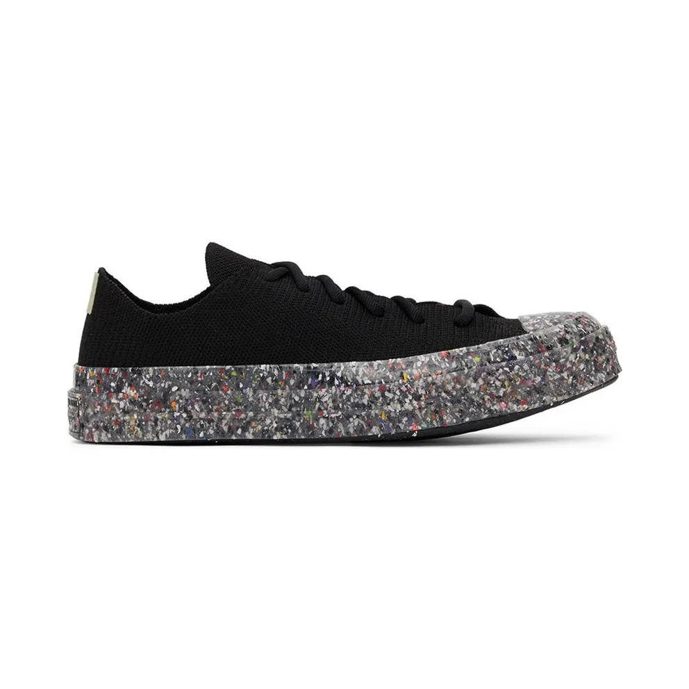 Converse Renew Chuck 70 Knit Low Top Black/string/barely Volt (170867C)